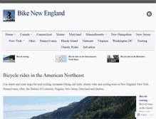 Tablet Screenshot of bikenewengland.com